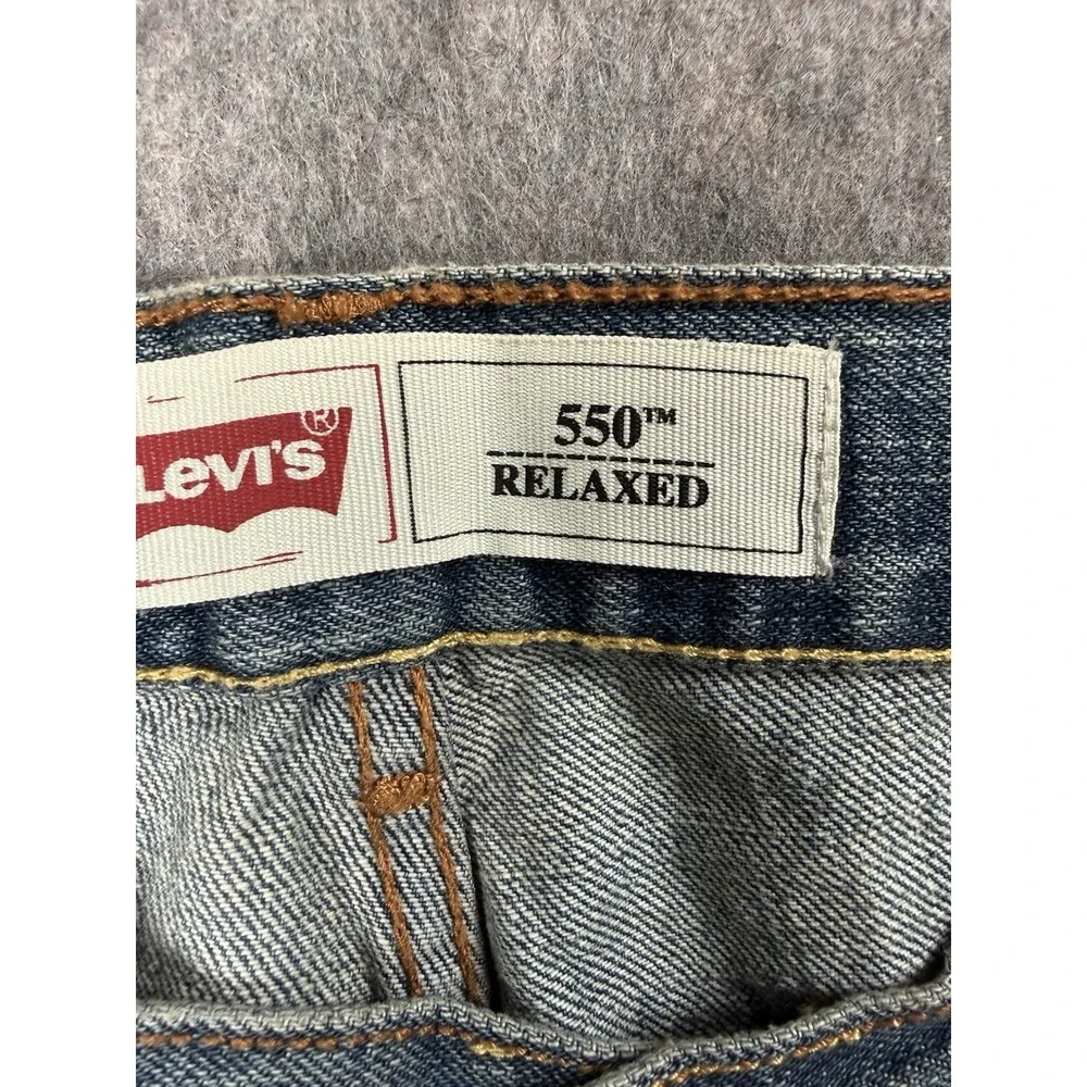 LEVIS 550 Size 8 Husky 28 X 23‎ Relaxed Fit Adjustable Waist Loose Thigh Tapered